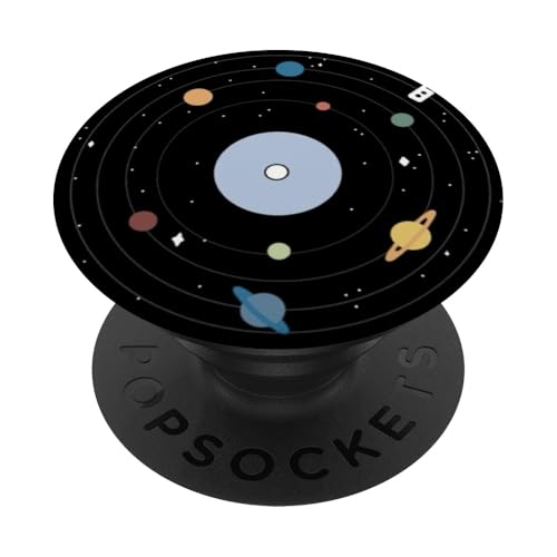 Vintage Vinyl Schallplatte / Vinyl Musik / Sonnensystem Vinyl PopSockets Klebender PopGrip Vintage Vinyl Schallplatte / Vinyl Musik / Sonnensystem Vinyl PopSockets Klebender PopGrip von Space Music