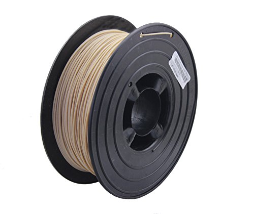 3D PLA Filament in Holzfarben Holz Bambus Kork 750g 0,75kg Rolle Spule (Holz) von Space