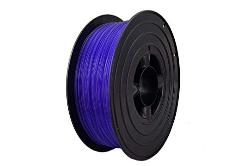 PET 3D Filament 1,75mm 1kg in Verschiedenen Farben PET-G PETG (Blau-transparent) von Space