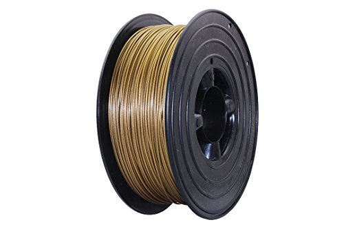 PET 3D Filament 1,75mm 1kg in Verschiedenen Farben PET-G PETG (Gold-Metallic) von Space