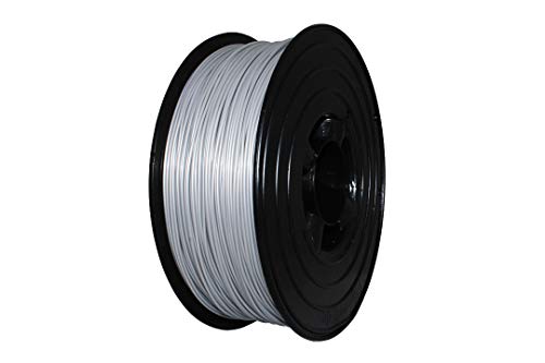 PET 3D Filament 1,75mm 1kg in Verschiedenen Farben PET-G PETG (Silber-Metallic) von Space