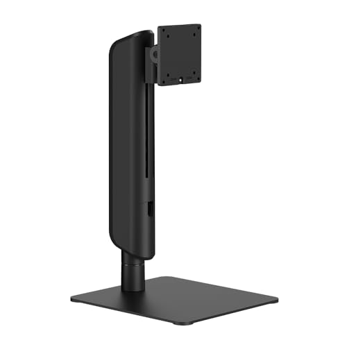 Spacetronik Monitorständer Freistehend für 17–49 Zoll Bildschirm bis 18 kg – Höhenverstellbare Monitorhalterung mit Vertical Lift, 360° Drehung, Neigung, Kabelmanagement & VESA 75/100 von Spacetronik