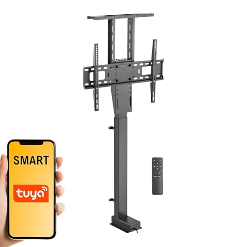 Spacetronik TV Lift Elektrisch mit Fernbedienung & App bis 37–80" Fernseher, Elektrisch höhenverstellbare TV-Halterung, VESA bis 600x400, Tragkraft 60 kg, Einbau im Schrank Spacetronik TV Lift Elektrisch mit Fernbedienung & App bis 37–80" Fernseher, Elektrisch höhenverstellbare TV-Halterung, VESA bis 600x400, Tragkraft 60 kg, Einbau im Schrank von Spacetronik