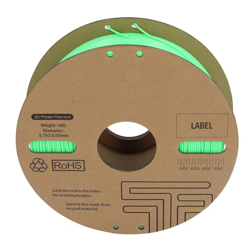 1,75 Mm Grünes PLA -Filament, Grünes PLA -Filament 1,75 Mm Hohe Geschwindigkeit Hohe Genauigkeit für 3D -Druckweite mit 3D, 3D -Druckfilament von Spacnana