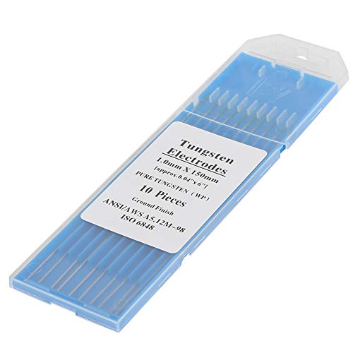 10 Stück Wolframelektrode, WIG-Schweißen Wolframelektroden WP Grüne Spitze 1,0/1,6/2,0/2,4/3,2 Mm WIG-Schweißgeräte Stabelektroden (1,6 mm * 150 mm) von Spacnana