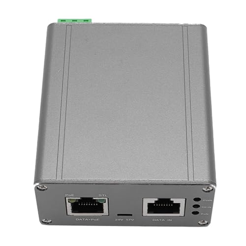 150W Gigabit Ethernet POE Injector, Unterstützt 2,5 GB Datengeschwindigkeit, Bis zu 100 M Reichweite, Schnelle Installation von Spacnana
