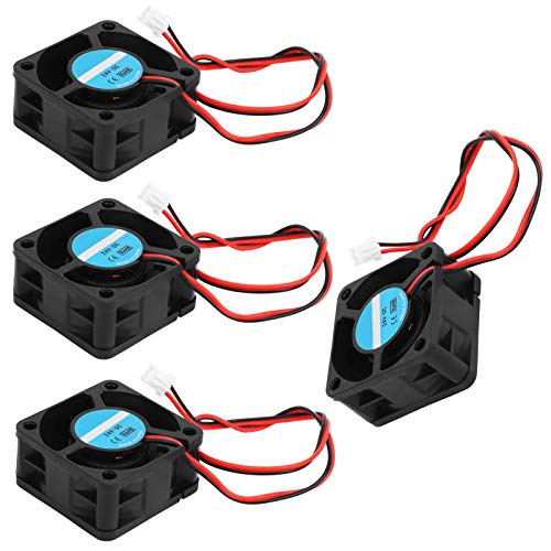 4PCS Effizienter Kühllüfter für 3D -Drucker -Wärme Dissipation 4020 24 V für PC Kühllüfter mit Ölwelle, Einfach zu Bedienende und Leistungssparende Design, Geeignet 3D Drucker Enthusiasten und 4PCS Effizienter Kühllüfter für 3D -Drucker -Wärme Dissipation 4020 24 V für PC Kühllüfter mit Ölwelle, Einfach zu Bedienende und Leistungssparende Design, Geeignet 3D Drucker Enthusiasten und von Spacnana