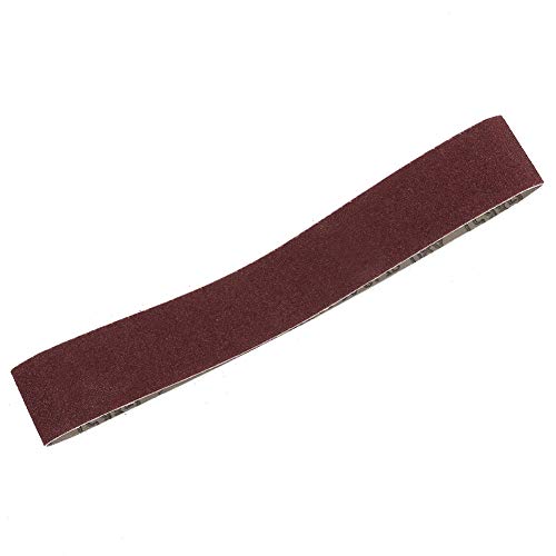 Aluminiumoxidscheifgürtel für Holzschleiftwerkzeuge aus Holz, 10pcs 27x2 Zoll 40-120 Grit Schleifband für Rostentfernung, Ideal -Enthusiasten und Profis (80 Maschen) von Spacnana