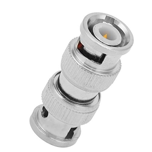 BNC-Stecker auf BNC-Stecker, Koaxialstecker, 2 Stück BNC-Stecker, Konvertierungskopf, BNC-Stecker auf BNC-Stecker, M/M-Koaxialstecker, HF-Adapter, Steckverbinder-Adapter BNC-Stecker auf BNC-Stecker, Koaxialstecker, 2 Stück BNC-Stecker, Konvertierungskopf, BNC-Stecker auf BNC-Stecker, M/M-Koaxialstecker, HF-Adapter, Steckverbinder-Adapter von Spacnana