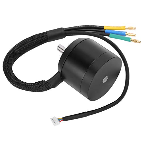 Bürstenloser Gleichstrommotor, Bürstenloser Gleichstrommotor für Elektro-Skateboarding, Battle Hardening DC36V 6354 140KV 2450W + 3-teiliger Stecker, Komplette Motoren von Spacnana