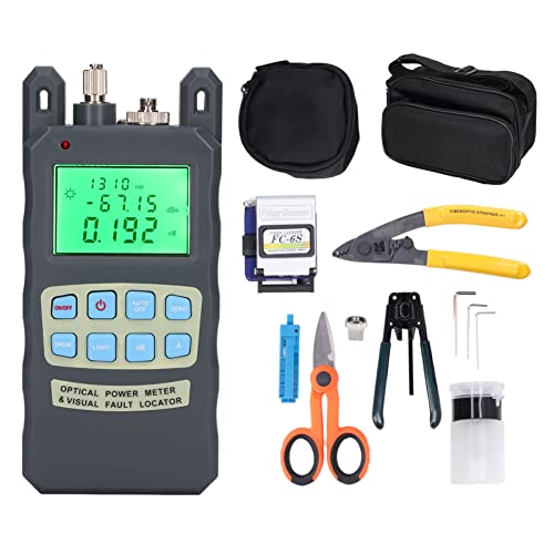 FTTH-Glasfaser-Toolkit mit Optischem Leistungsmesser-Faserspalter, Hocheffizientes FTTH-Glasfaserterminierungs-Toolkit FTTH-Glasfaser-Toolkit mit Optischem Leistungsmesser-Faserspalter, Hocheffizientes FTTH-Glasfaserterminierungs-Toolkit von Spacnana