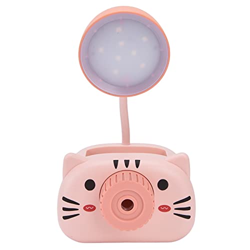 LED -Schreibtischlampe mit Integriertem Bleistiftspitzer, Stifthalter, USB -Lade- und Klapp -LED -Tischlampe Zum Lesen (PINK) von Spacnana