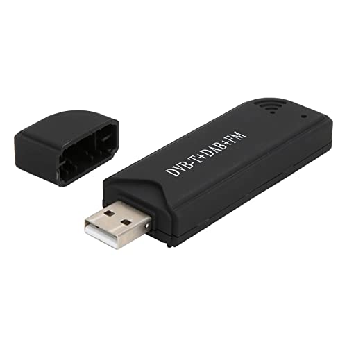 RTL2832U USB DVB-T FM SDR Dongle Digital TV Tuner Stick Receiver mit Echtzeit-Video Aufzeichnung, für DVB-T und FM Broadcasting von Spacnana