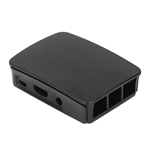 Raspberry Pi 3 B+ Gehäuse Shell Box ABS Flammhemmender Schwarzer Kühlkörper Alle Anschlüsse Greifen auf Mikrocomputergehäuse zu von Spacnana