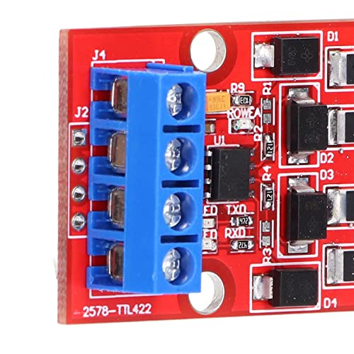 Signalkonvertermodul RS422 zu TTL Bidirektionale UART-Seriell-Port-Konvertierungsplatine 5V Bidirektionale Platine von Spacnana