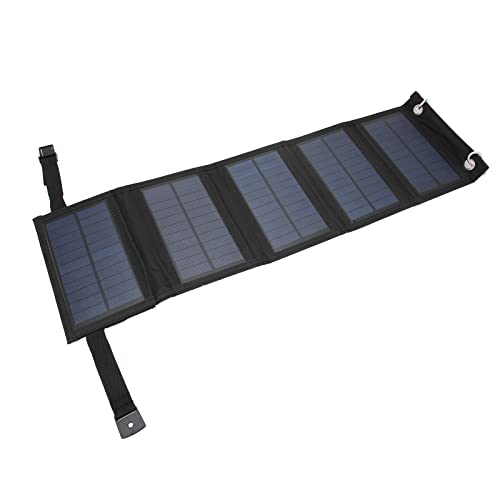 Solarmodule, 10 W, 5-fache Solarmodule, Hohe Umwandlungseffizienz, Tragbare Polysilizium-Stromquelle mit USB-Ausgangsschnittstelle für Autos, Solarmodule von Spacnana