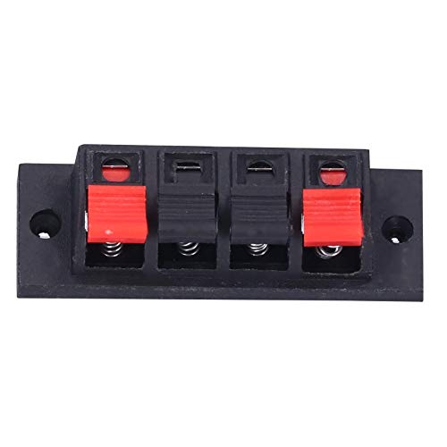 Spacnana 10pcs Lautsprecher Terminal Quick Connect Lautsprecher -Terminal Block 4 Wege für Audio -Test, Easy Kabel Spacnana 10pcs Lautsprecher Terminal Quick Connect Lautsprecher -Terminal Block 4 Wege für Audio -Test, Easy Kabel von Spacnana