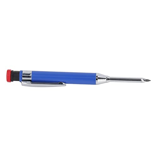 Spacnana Robustes Mechanisches Schreinerstift -Set Erweitertes Tipp -Nachfüll Kit, Einfache Lagerung, Markierung auf Mehreren Oberflächen, für Bauprojekte, ABS/Metall (BLUE) von Spacnana