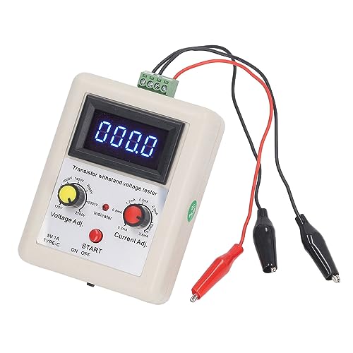 Spannungsprüfer, 120 V-2700 V, Digitale LED-Anzeige, Stromskala, Spannungsfähigkeitsdetektor für MOS, Transistor, Diode, IGBT (Blaue Anzeige) von Spacnana