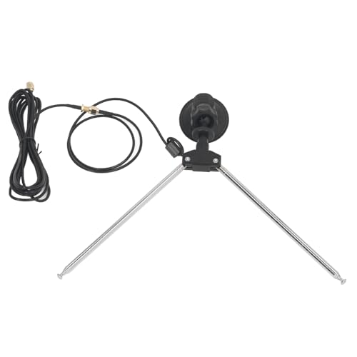 Teleskop-Dipol-SDR-Empfängerantennen-Set für VHF-UHF-Bereich, Ferritdrossel, 60 cm, RG174-Kabel, Vielseitige Montage Teleskop-Dipol-SDR-Empfängerantennen-Set für VHF-UHF-Bereich, Ferritdrossel, 60 cm, RG174-Kabel, Vielseitige Montage von Spacnana