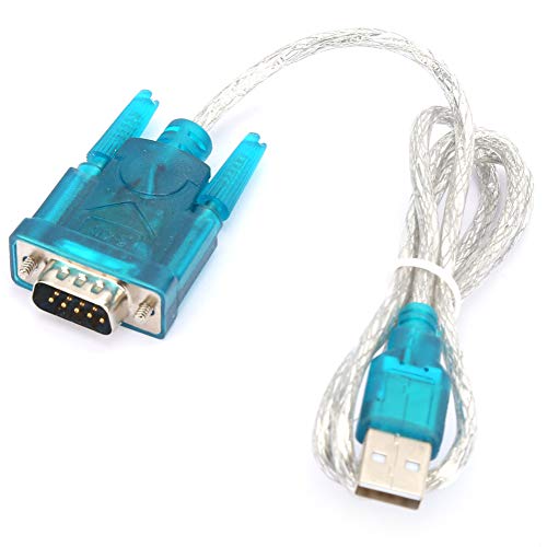 USB auf Seriellen RS232-Port, 2 Stück HL-340 USB auf Seriellen RS232-Port-Adapter 9-poliges Serielles Kabel für Modem/Digitalkamera/ISDN, Kabel und Verbindungen von Spacnana