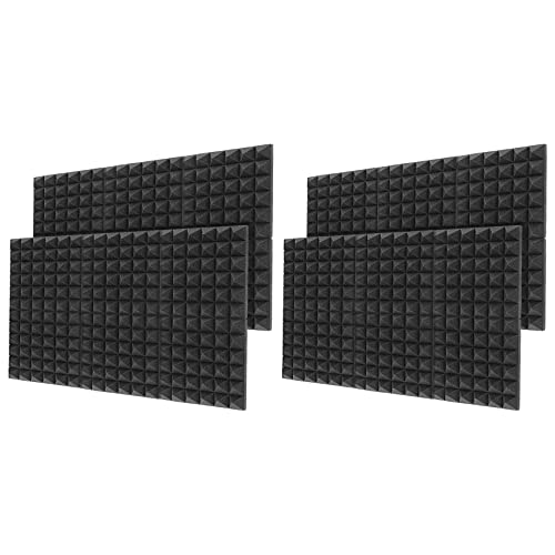 Spactz 24 StüCke 30X 30X 5CM Schall Dämmung Baumwoll Schall Dämm Schaum für Aufnahme Studio Klavier Raum Schall Dämm Schaum von Spactz