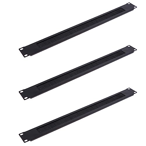 Spactz 3 Stücke 1U 19 RACK MOUNT Blinde Platte Rackmontage Leere Netzwerk Panel Server Kabinett Kabelmanagement von Spactz