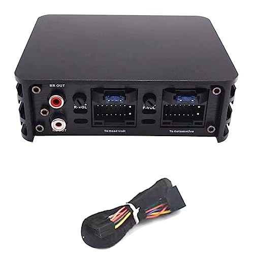 Spactz FüR Auto-Android-Radios Professioneller DSP-VerstäRker Audio Stereo 4X80W High Fidelity Power 4-Wege-VerstäRker von Spactz