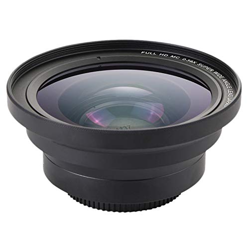 Spactz Professionelles 37-mm-Makro+72-mm-Weitwinkelobjektiv, 0,39-faches Full-HD für 4K-Camcorder von Spactz