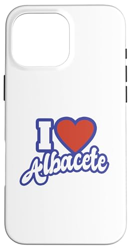 Ich liebe Albacete Hülle für iPhone 16 Pro Max von Spain Cities