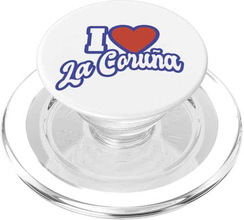 Ich liebe La Coruña PopSockets PopGrip für MagSafe Ich liebe La Coruña PopSockets PopGrip für MagSafe von Spain Cities