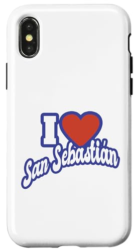 Ich liebe San Sebastián Hülle für iPhone X/XS Ich liebe San Sebastián Hülle für iPhone X/XS von Spain Cities