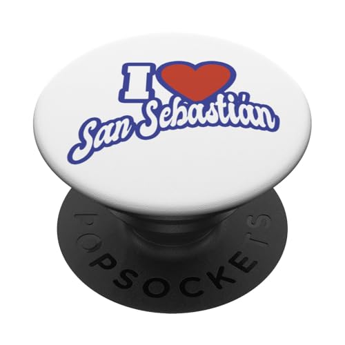 Ich liebe San Sebastián PopSockets Klebender PopGrip Ich liebe San Sebastián PopSockets Klebender PopGrip von Spain Cities