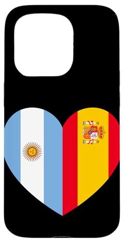 Argentina and Spain: United Friendship Pride Hülle für iPhone 15 Pro von Spain Love Pride Merch