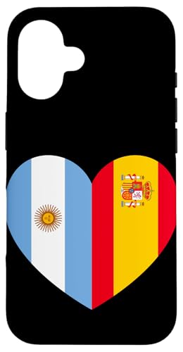 Argentina and Spain: United Friendship Pride Hülle für iPhone 16 von Spain Love Pride Merch