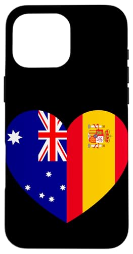 Australia and Spain: United Friendship Pride Hülle für iPhone 16 Pro Max Australia and Spain: United Friendship Pride Hülle für iPhone 16 Pro Max von Spain Love Pride Merch