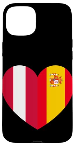 Austria and Spain: United Friendship Pride Hülle für iPhone 15 Plus von Spain Love Pride Merch