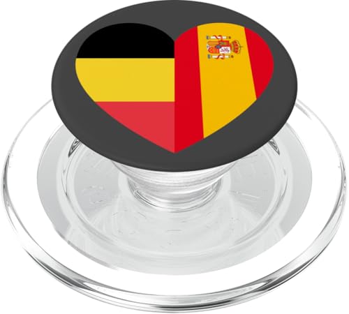 Belgium and Spain: United Friendship Pride PopSockets PopGrip für MagSafe von Spain Love Pride Merch