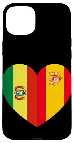 Bolivia and Spain: United Friendship Pride Hülle für iPhone 15 Plus von Spain Love Pride Merch