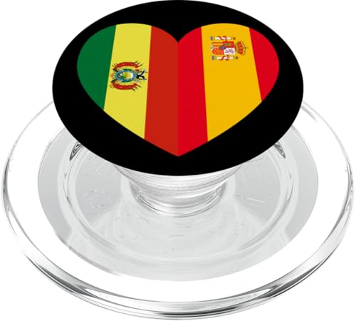 Bolivia and Spain: United Friendship Pride PopSockets PopGrip für MagSafe Bolivia and Spain: United Friendship Pride PopSockets PopGrip für MagSafe von Spain Love Pride Merch