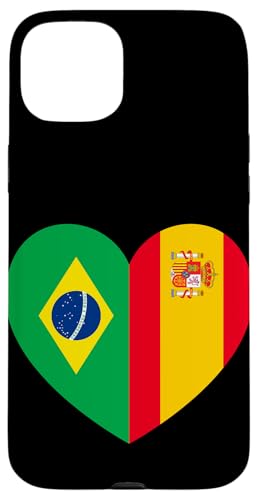 Brazil and Spain: United Friendship Pride Hülle für iPhone 15 Plus von Spain Love Pride Merch