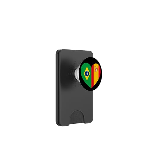 Brazil and Spain: United Friendship Pride PopSockets PopWallet für MagSafe Brazil and Spain: United Friendship Pride PopSockets PopWallet für MagSafe von Spain Love Pride Merch