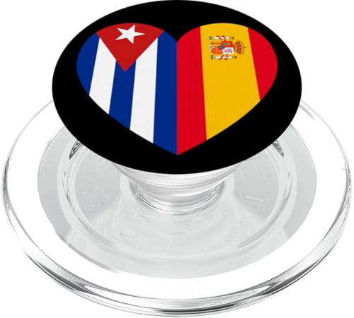 Cuba and Spain: United Friendship Pride PopSockets PopGrip für MagSafe Cuba and Spain: United Friendship Pride PopSockets PopGrip für MagSafe von Spain Love Pride Merch