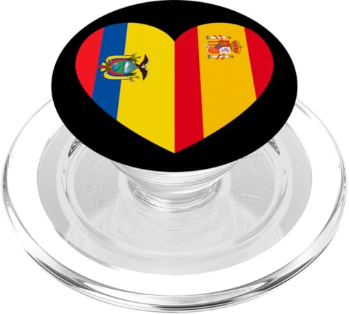 Ecuador and Spain: United Friendship Pride PopSockets PopGrip für MagSafe Ecuador and Spain: United Friendship Pride PopSockets PopGrip für MagSafe von Spain Love Pride Merch