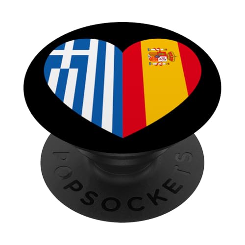 Greece and Spain: United Friendship Pride PopSockets Klebender PopGrip Greece and Spain: United Friendship Pride PopSockets Klebender PopGrip von Spain Love Pride Merch