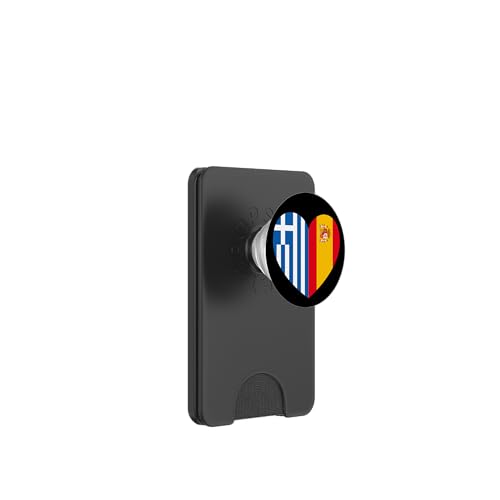 Greece and Spain: United Friendship Pride PopSockets PopWallet für MagSafe Greece and Spain: United Friendship Pride PopSockets PopWallet für MagSafe von Spain Love Pride Merch
