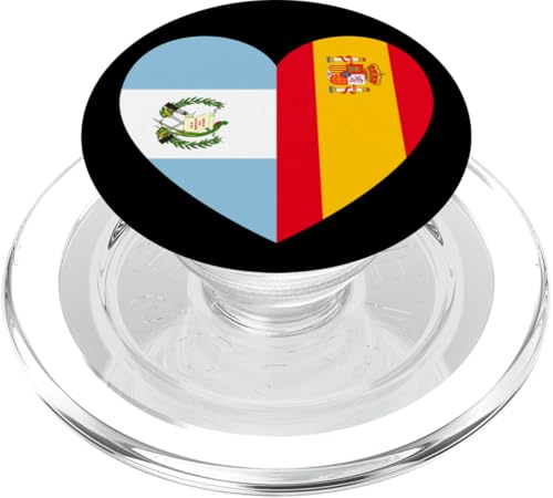 Guatemala and Spain: United Friendship Pride PopSockets PopGrip für MagSafe Guatemala and Spain: United Friendship Pride PopSockets PopGrip für MagSafe von Spain Love Pride Merch