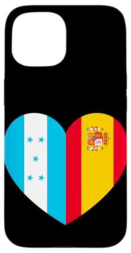Honduras and Spain: United Friendship Pride Hülle für iPhone 15 von Spain Love Pride Merch