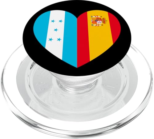 Honduras and Spain: United Friendship Pride PopSockets PopGrip für MagSafe Honduras and Spain: United Friendship Pride PopSockets PopGrip für MagSafe von Spain Love Pride Merch