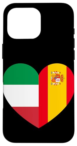 Italy and Spain: United Friendship Pride Hülle für iPhone 16 Pro Max von Spain Love Pride Merch